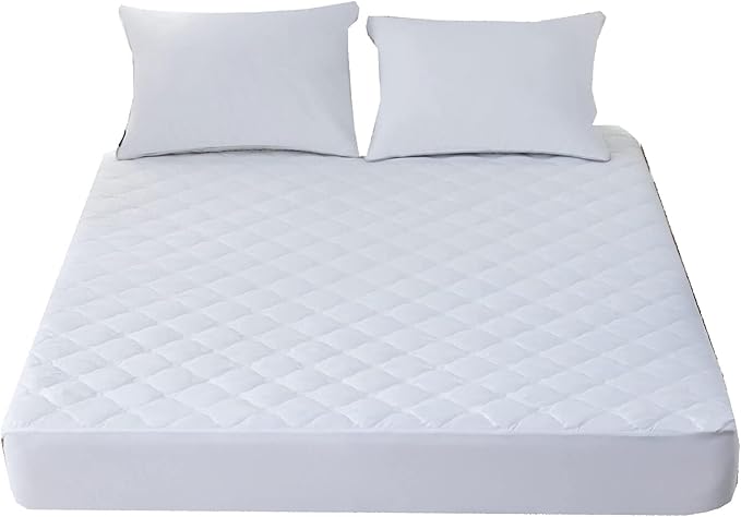 Waterproof Sleeper Sofa Full Mattress Protector Pad 54x72 for Pull Out Sofa Bed Quilted Fitted Matress Cover up to 8 inch Deep White