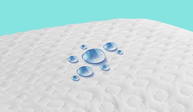 Bedgear Ver-Tex Cooling Twin XL Mattress Protector for College Dorm Room - Waterproof and Instant Cooling Mattress Cover for Bed - Deep Pockets and Adjustable Base Friendly - Hypoallergenic