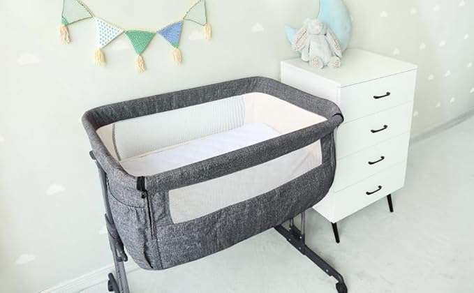 Waterproof Bassinet Mattress Protector, Fit for 20.5" x 35" Dream On Me Traveler/Seashell, AMKE 3 in 1, Besrey, TCBunny, Baby Joy, Bellababy Bedside