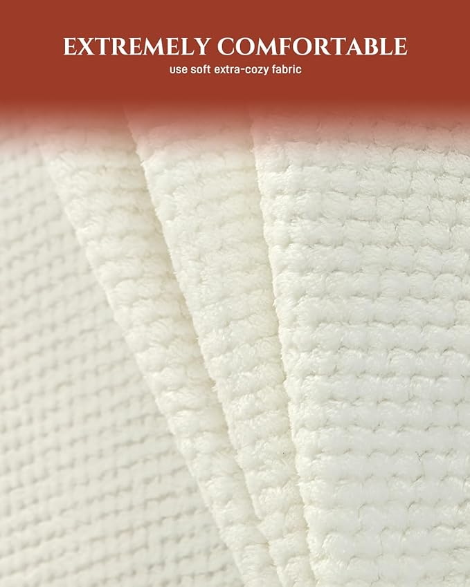 Heated Mattress Pad King Size – Electric Bed Pad with Dual Zone Control, Heated Mattress Cover, Thick Underblanket Sheet, Bed Warmer (10 Ivory, 78" x 80")