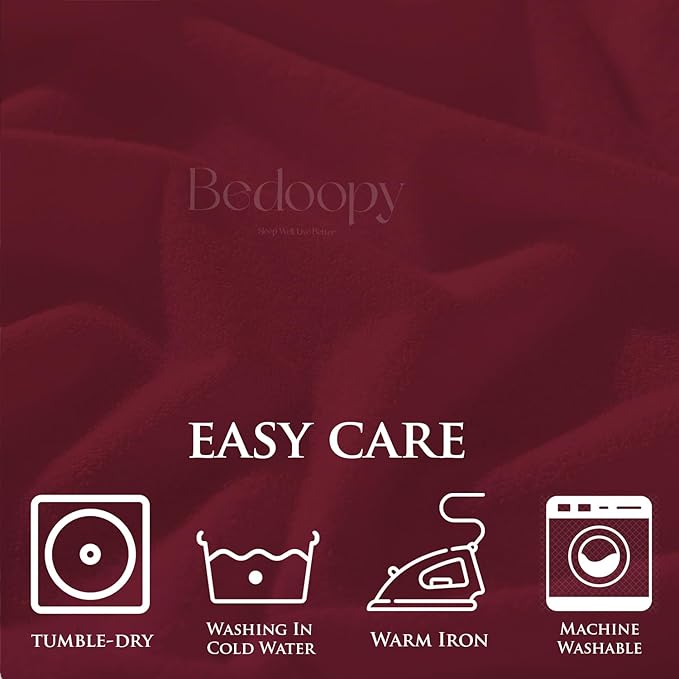38X72 Cot Bed Waterproof Mattress Protector Pad Cover RV Bunk & Truck Sleeper Soft Terry Cotton Burgundy Luxury RV Mattress Protector 10" Inch Deep Pocket Easy Care