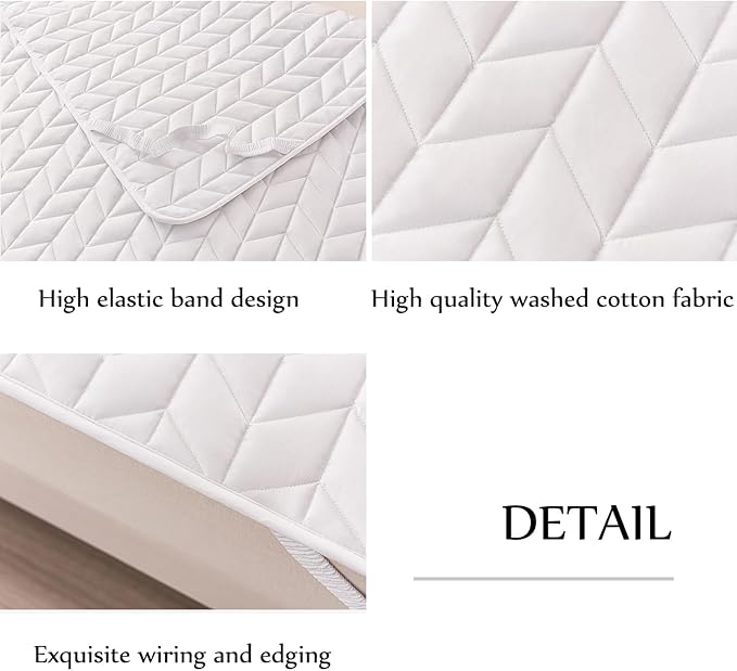 Gray,180 * 220cm,LDLCYCN Thin Mattress Protector Pad with Elastic Straps Japanese Floor Mattress Cover Foldable Futon Mattress Topper Protector Camping Mat for Student Dormitorie
