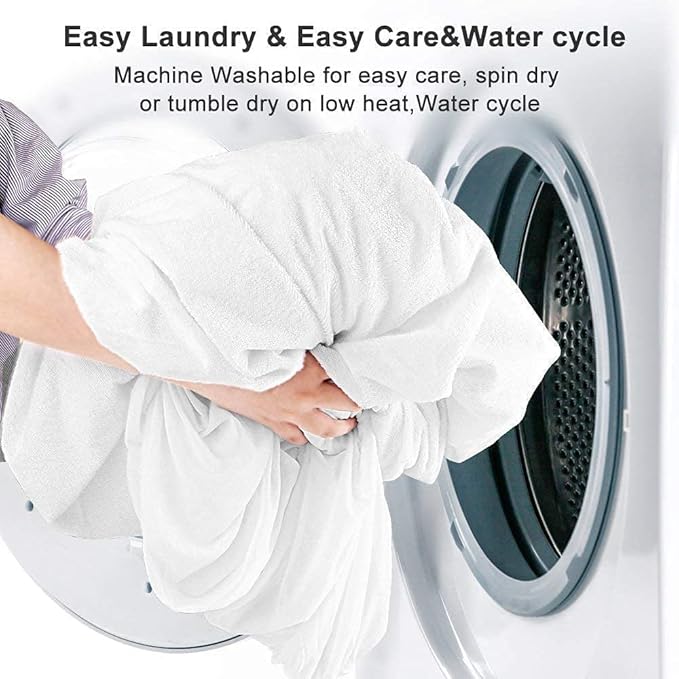 Split Head Waterproof Mattress Protector Queen 30 Inch Top Split - 18 Inches Deep Pocket Upper Flex Soft Padded Topper Noiseless Fitted Matress