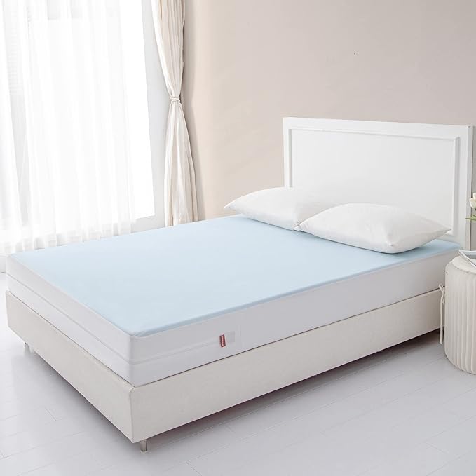 JET'S HOME King Zippered Mattress Encasement - 6 Sided Waterproof Mattress Protector with Zipper - Machine Washable Mattress Cover Fits 10-15 Inches