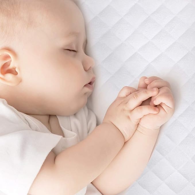 Waterproof Bassinet Mattress Protector, Fit for 19" x 27" Graco My View 4 in 1 Bassinet, Ultra Soft Breathable, Washer & Dryer