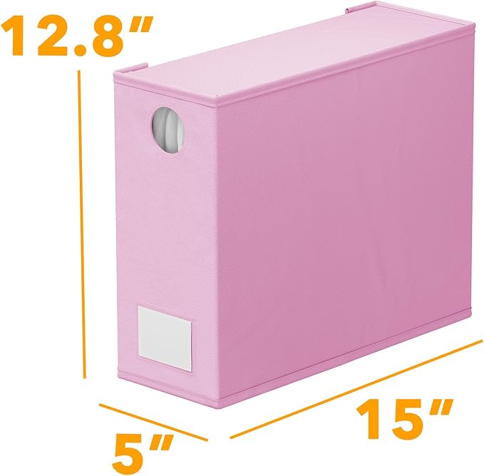 SpaceAid 6 Pack Bed Sheet Organizers and Storage, Foldable Sheet Organizer with Window for Linen Closet, Set Folder Keeper for Queen & King Size Bedding Storage (Pink) - Image 7