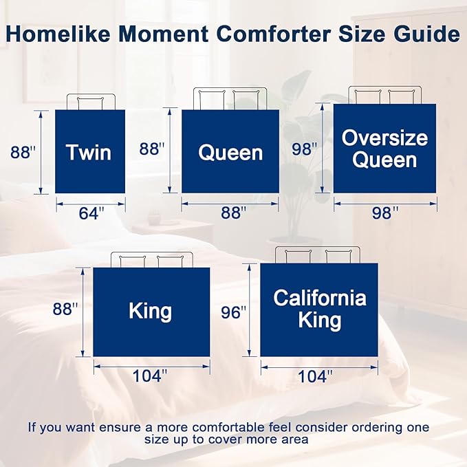 Homelike Moment California King Comforter - Black Duvet Insert Down Alternative Bed Comforter, Lightweight Bedding Comforters Cal King Size Quilted Soft All Season Reversible Black/Light Grey