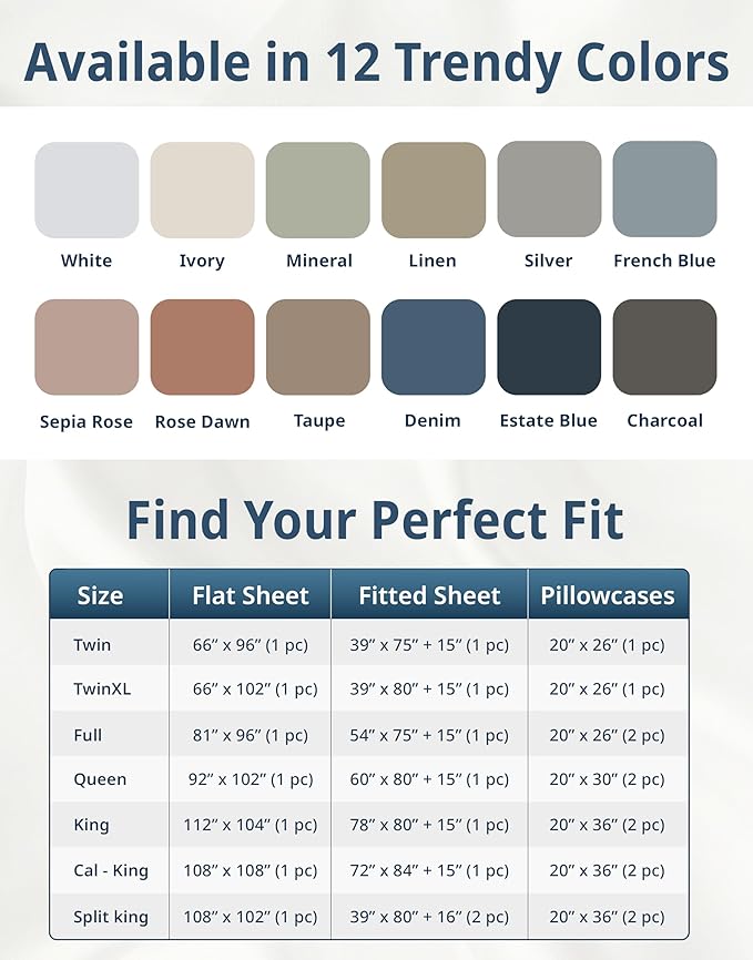 LANE LINEN 100% Cotton Sheets Full Size - 600 Thread Count Sateen Weave - Hotel Quality Softness, Great for Everyday Comfort - Securely Fits Matresses Upto 15'' Deep - Oeko TEX Certified - White