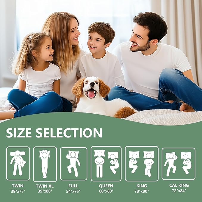 Premium Waterproof Mattress Protector King Size, Breathable Bed Cover 3D Air Fabric Cooling Mattress Pad Cover Smooth Soft Noiseless Washable, 8''-21'' Deep Pocket (White)
