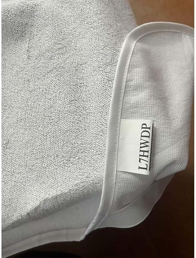 Mattress Topper Protector Pad,Waterproof Breathable Anchor Bands Cotton Mattress Protector Vinyl Free Hotel Quality (Twin)