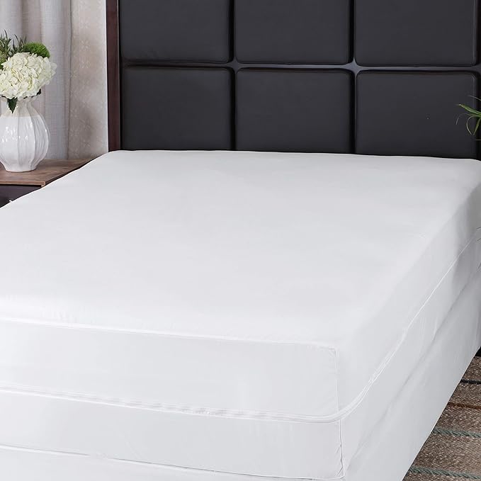 Guardmax Jersey Knitted California King Zippered Mattress Encasement with Deep Pockets - Waterproof & Bed Bug Proof Mattress Protector - Comfortable, Soft, & Noiseless Zippered Bedding -(72 x 84 x 15)