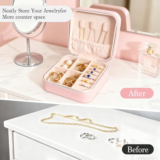 Funny Not Today Jewelry Organizer Case Small Portable Jewelry Organizer Box Christmas Birthday Gifs for Women Girls - Image 7