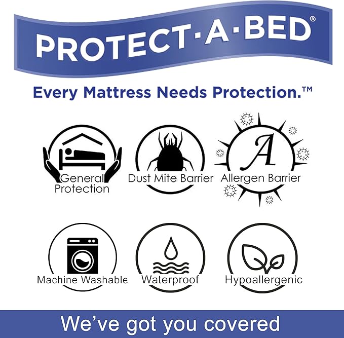 Protect-A-Bed Basic Waterproof Mattress Protector, Twin Size