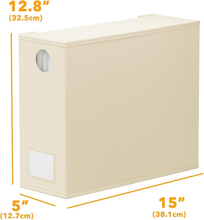 SpaceAid 9 Pack Bed Sheet Organizers and Storage, Foldable Sheet Organizer with Window for Linen Closet, Set Folder Keeper for Queen & King Size Bedding Storage (Beige) - Image 7