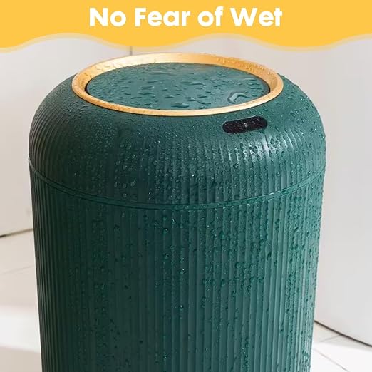 Bathroom Trash Can Automatic Touchless, 3 Gallon Smart Motion Sensor Garbage Can with Lid Electric Small Mini Trash Garbage Bin for Kitchen, Office, Toilet, Bedroom Diaper Trash Cans-Green - Image 6