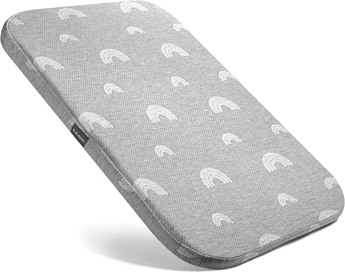 Baby Bassinet Mattress Topper, Waterproof Replacement Pad with Removable & Washable Mattress Covers (for Dream On Me Karley)