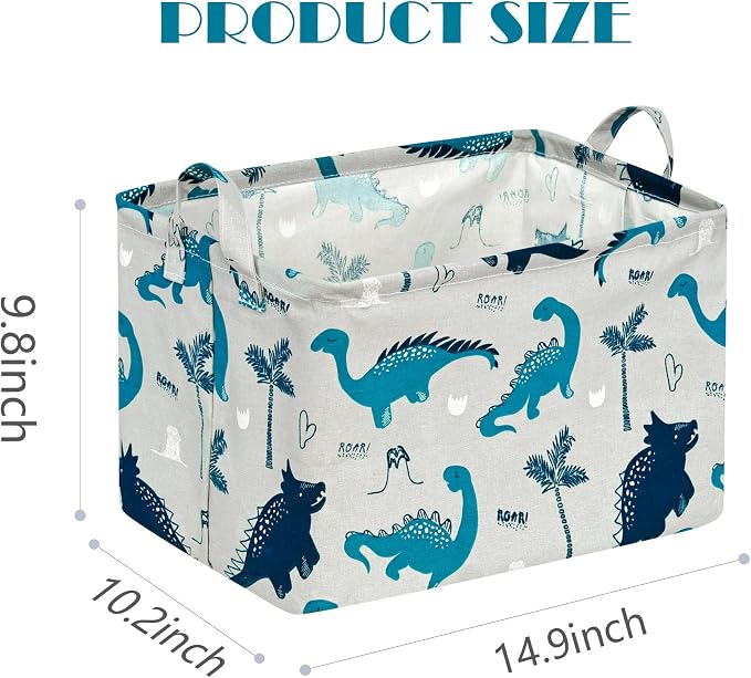 Baby Waterproof Storage Basket Toys Organizer Nursery Bins for Women Kids Hamper for Organizing Home/Dorm/Kitchen/Pet/Office/Closet/Shelf/Room Decor - Image 7