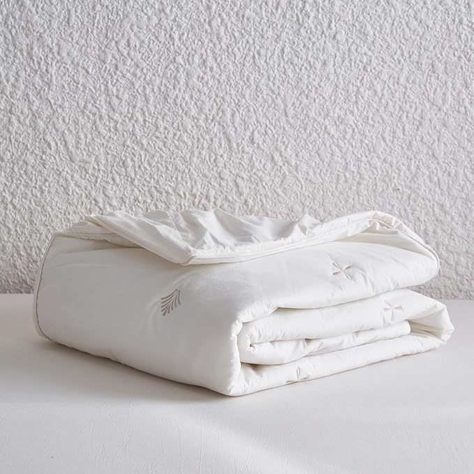 Simple&Opulence Cooling Quilted Mattress Pad – Fitted Sheet Mattress Protector Cover with Elastic Corners, Soft & Breathable, 16 Inch Deep Pocket (Cream Khaki,King)