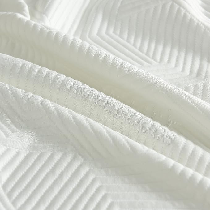 Elif Twin XL Extra Long Size Rayon Made from Bamboo Mattress Protector, Waterproof Quilted Mattress Cover Pad, Deep Pocket, Fitted, Noiseless, Soft and Easy Care, (Twin XL)