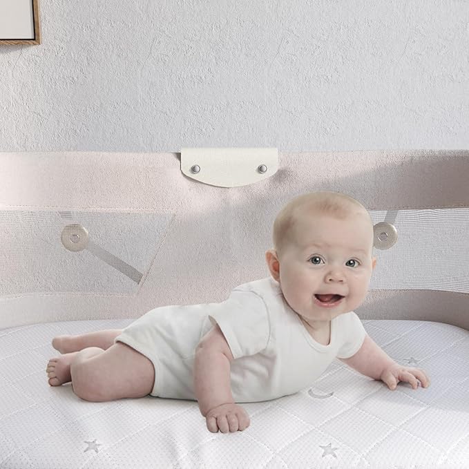 Waterproof Bassinet Mattress Protector Compatible with AMKE 3 in 1 Bassinets(35" X 20"), Foalom, YADAQE, Bellababy, Milliard and TCBunny Bassinet, Breathable and Noiseless