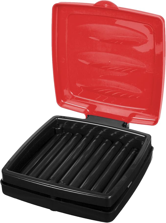 Portable Trash Bag Holder – Collapsible 13-Gallon Garbage Bin for Indoor/Outdoor Use, Camping, Recycling, and Parties – Durable Plastic Trash Can by Wakeman Outdoors (Red) - Image 8
