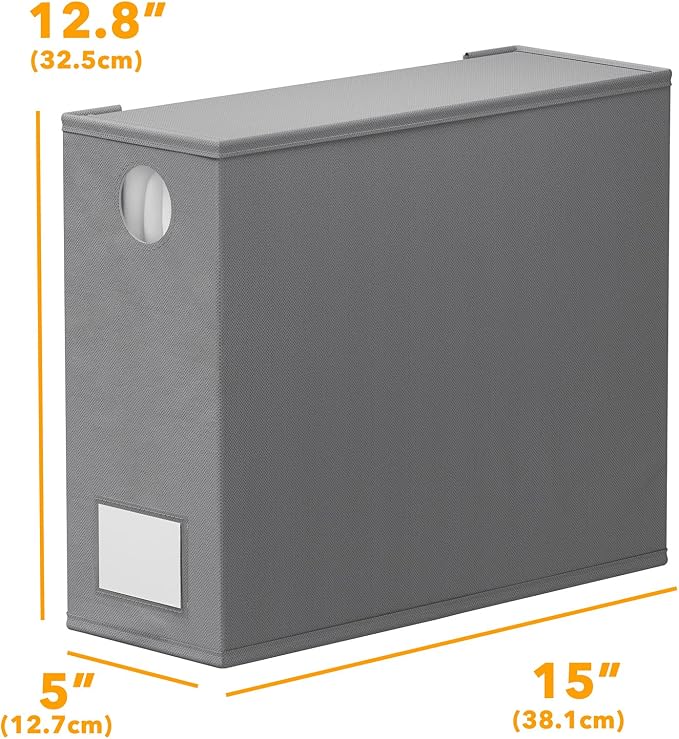 SpaceAid 9 Pack Bed Sheet Organizers and Storage, Foldable Sheet Organizer with Window for Linen Closet, Set Folder Keeper for Queen & King Size Bedding Storage (Gray) - Image 7