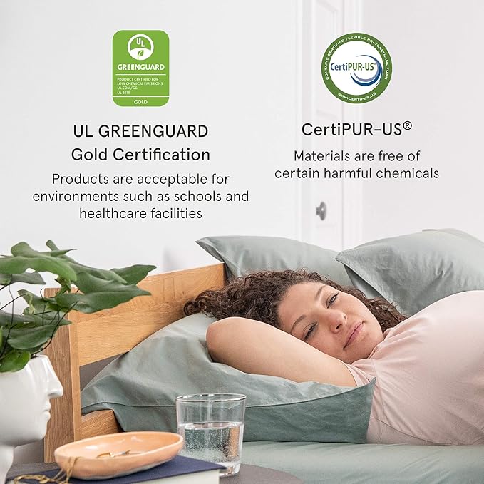 Tuft & Needle Mattress Topper, Cal King Size, 2 inches of our Breathable, Supportive Adaptive Foam, Luxe Gray Cover, CertiPUR-US and Greenguard Gold Certified