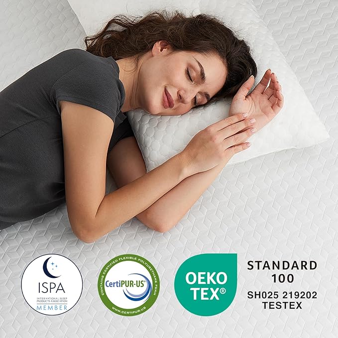 Novilla Twin Size Mattress, 10 Inch Memory Foam Mattress Twin for Balanced Support & Pressure Relief, Cooling Comfort for Nightlong Refreshment, CertiPUR-US Certified Mattress in a Box, Medium Firm