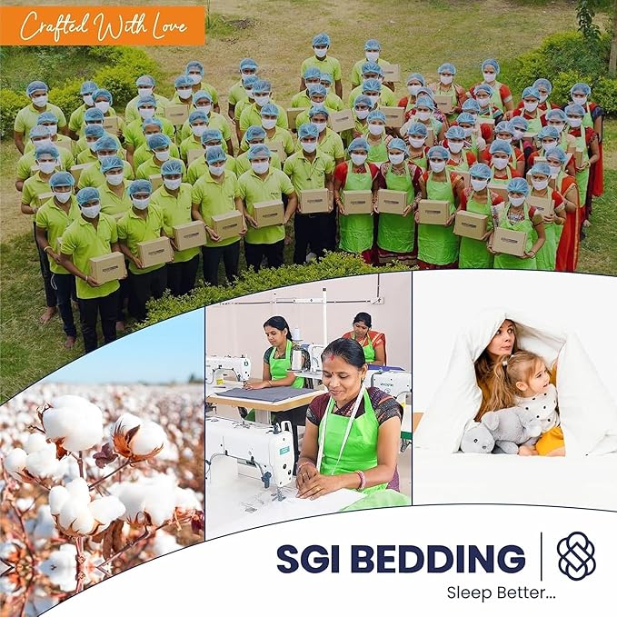 SGI bedding Waterproof RV Bunk Cot Bed Mattress Protector 30X75 for Narrow Twin Camping Bed Mattress Pad Cover, Truck Sleeper & RV Beds - Soft, Noiseless, Breathable, 15" Deep Pocket - Navy Blue