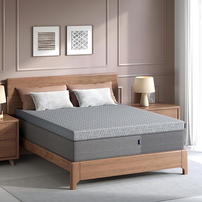 Sleepmax Extra Firm Mattress Topper 4 Inch Twin Size - Fusion Memory Foam Bed Topper Enhanced Pain Relief - Gel Bamboo Charcoal Green Tea Copper Cooling Pad with Cover No Odor - CertiPUR-US Certified