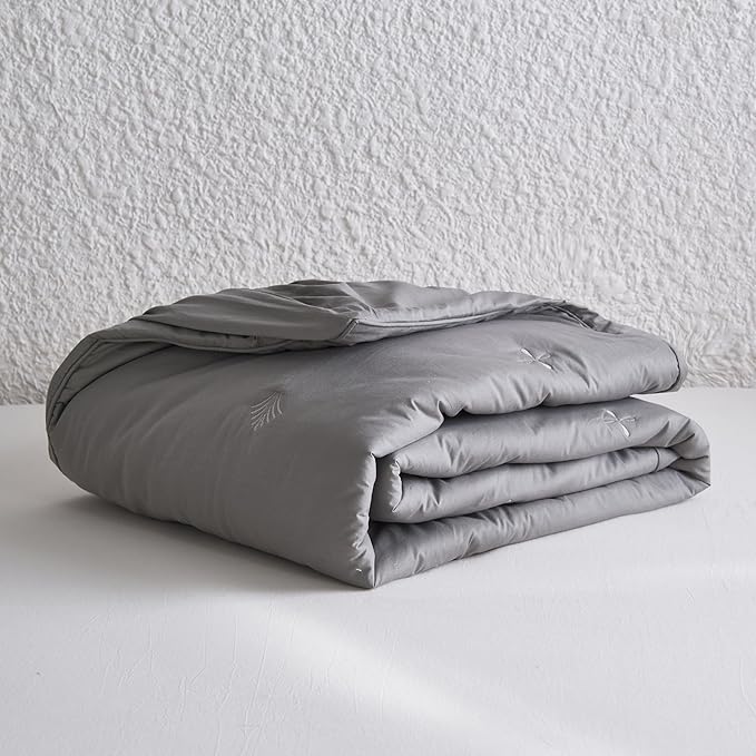 Simple&Opulence Cooling Quilted Mattress Pad – Fitted Sheet Mattress Protector Cover with Elastic Corners, Soft & Breathable, 16 Inch Deep Pocket (Dark Grey,King)