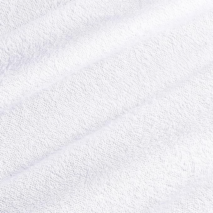 Nestl Premium Cotton Terry Mattress Protector – Soft and Waterproof Twin Deep Pocket Mattress Protector – Breathable Cover, Fits Up to 24 Inch