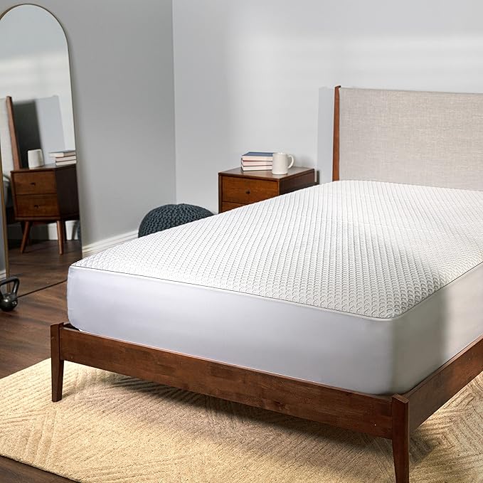 Bedgear Ver-Tex Cooling King Mattress Protector - Waterproof and Instant Cooling Mattress Cover for Bed - Deep Pockets and Adjustable Base Friendly - Hypoallergenic
