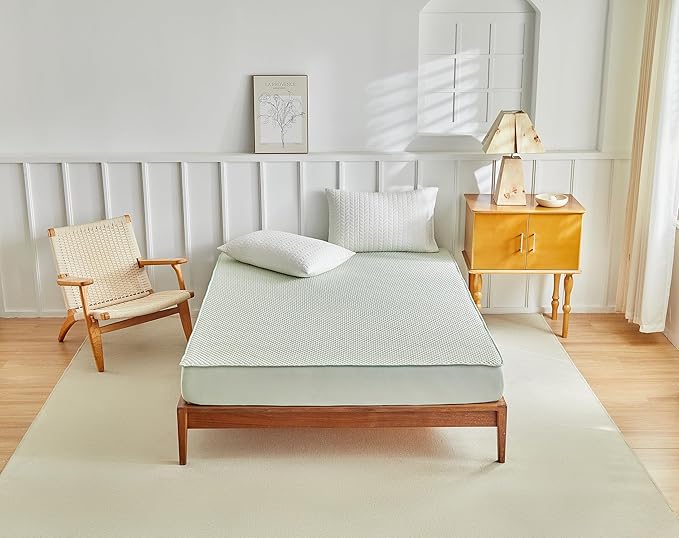 Tokokimo Premium Cooling 100% Waterproof Mattress Protector California King Size, Breathable Washable 3D Air Fabric, Soft Noiseless Deep Pocket 8''-16'', Ideal for Hot Sleepers