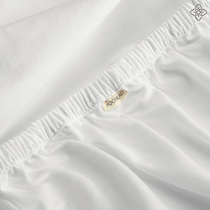 Bioweaves Organic Cotton Jersey Waterproof Mattress Protector Twin XL | 39" x 80" | GOTS Certified Mattress Cover with Jersey Cotton Skirt, Breathable & Noiseless Top Layer, 17 Inch Deep Pocket, White