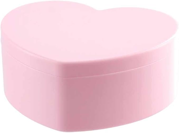 Vctitil 3 Pcs Heart shaped Jewelry Box - 2 Layer Jewelry Boxes with Mirror,Jewelry Storage Organizer,Jewelry Display Case,Desktop Organizer For Girls - Image 6