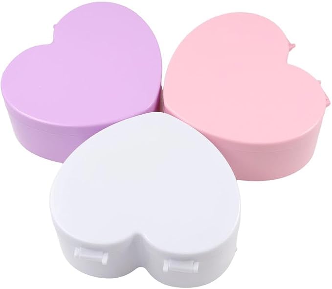 Vctitil 3 Pcs Heart shaped Jewelry Box - 2 Layer Jewelry Boxes with Mirror,Jewelry Storage Organizer,Jewelry Display Case,Desktop Organizer For Girls - Image 2