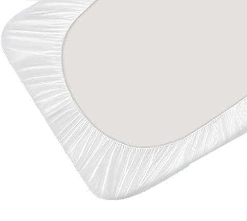 SheetWorld Waterproof Fitted Portable Mini Crib Mattress Protector Pad Cover, 100% Bamboo Jacquard Breathable, Boys and Girls, Size 24 x 38