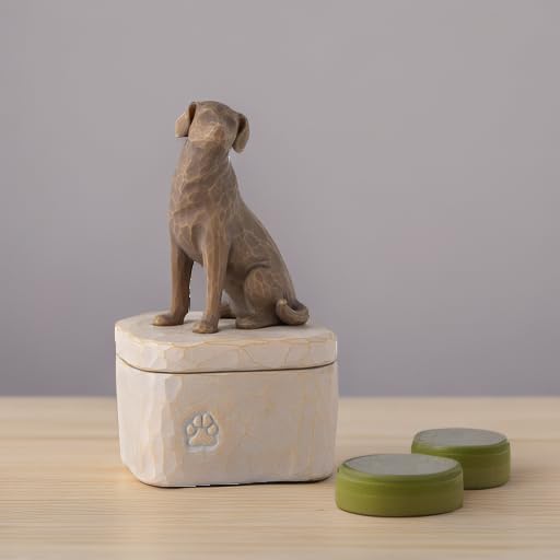 Willow Tree Love my Dog (dark), sculpted Hand-Painted Keepsake Box - Image 4