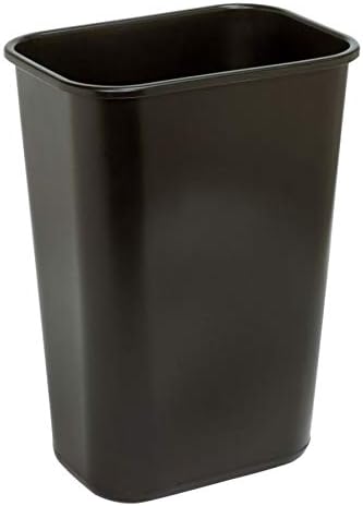 Wastebasket, 10.25 Gallons, 20 1/2in.H x 15 1/2in.W x 11 1/2in.D, Black, WB0196 - Image 4