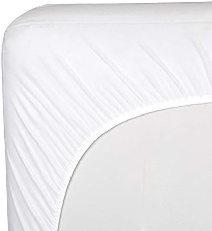 Sealy Organic Cotton Top Cooling Waterproof Fitted Toddler Bed and Baby Crib Mattress Pad Cover Protector, Noiseless, Machine Washable and Dryer Friendly, 52" x 28" - White (Pack of 2)