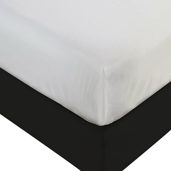 BLISSFORD Plastic Mattress Protector - Heavy Duty, Twin Size Fitted Vinyl - Plastic Mattress Cover, Rubber Sheets for Bedwetting Adult or Child, 100% Waterproof Sheets for Bed
