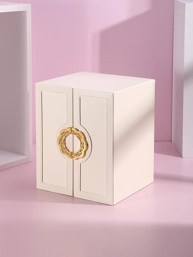 Cute Jewelry Box for Women teen Girls Jewelry Organizer Large Jewelry Organizers and Storage Faux Leather Jewelry Storage Jewlery Box Jewellery Box Joyeros Organizador De Mujer - Image 6