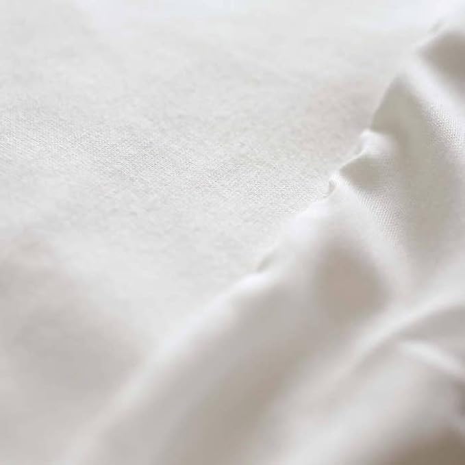 Happsy Organic Waterproof Mattress Protector Pad - Elastic Fitted Mattress Protector - Machine Washable Mattress Topper Breathable Fitted Cover for Twin Mattress - 38" x 75"