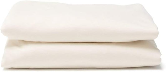Happsy Organic Waterproof Mattress Protector Pad - Elastic Fitted Mattress Protector - Machine Washable Mattress Topper Breathable Fitted Cover for Full Mattress - 53" x 75"