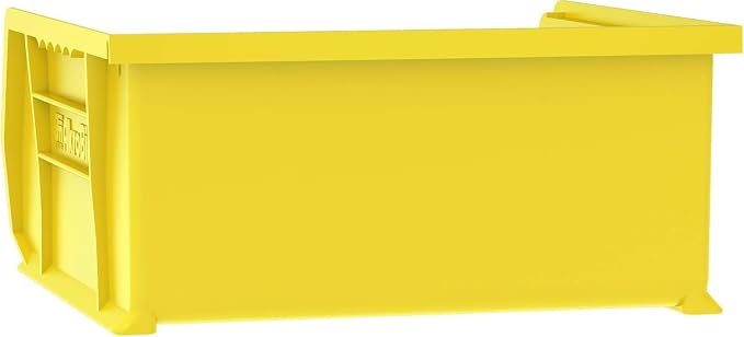 Akro-Mils 30235 AkroBins Plastic Storage Bins, Space-Saving Stackable Bins for Garage, Pantry, Craft Organization, 11" x 11" x 5", Yellow, 6-Pack - Image 8