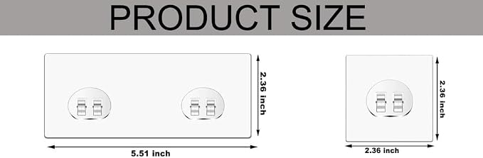 12 PCS Shower Caddy Adhesive Replacement Shower Shelves Adhesive Strip Pad Organizer Sticker Replacement Bathroom Heavy Duty Wall Mount Strong Sticky No Drilling Strong Transparent - Image 3