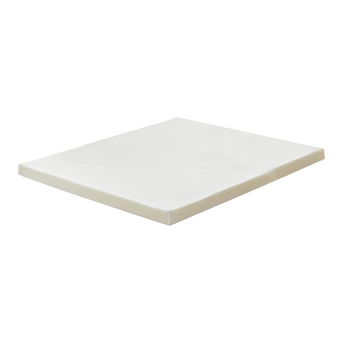 Treaton, 3-Inch High Density Medium Firm Foam Mattress Topper, CertiPUR-US Certified for Superior Comfort and Support, Full, Green