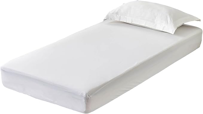 Kingnex Waterproof RV Bunk Mattress Protector for Narrow Twin 30x75 Bed Calssic Fitted Sheet Style Matress Cover