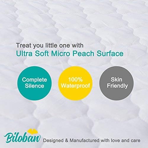 Bassinet Mattress Cover Compatible with Halo Bassinest Swivel Sleeper Bassinet Mattress Only, Waterproof and Soft White